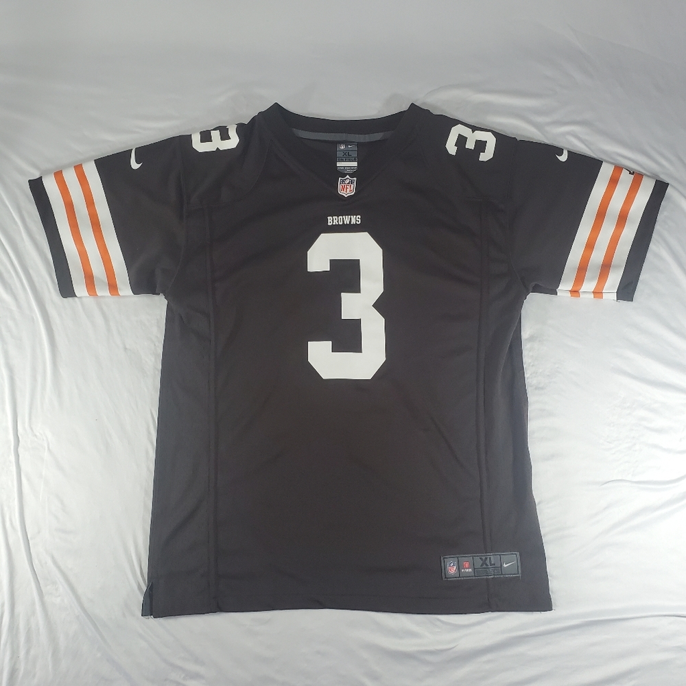 Nike Cleveland Browns Brandon Weeden #3 Youth XL NFL On Field Jersey Brown
